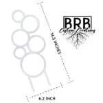 14.5" BUBBLES TRELLIS (2 count)