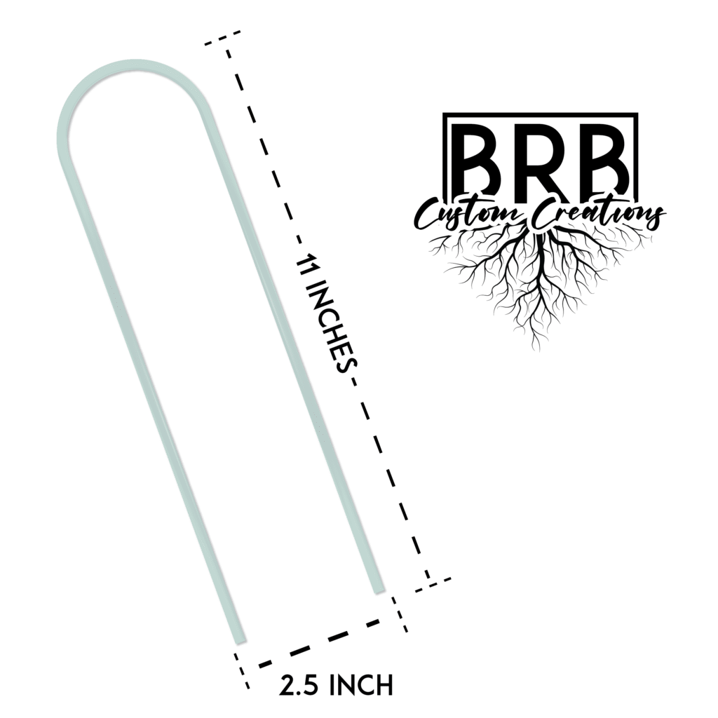 11" TALL Rounded  TRELLIS Turquoise