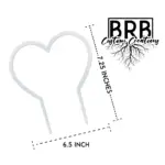 7.25" TALL HEART TRELLIS