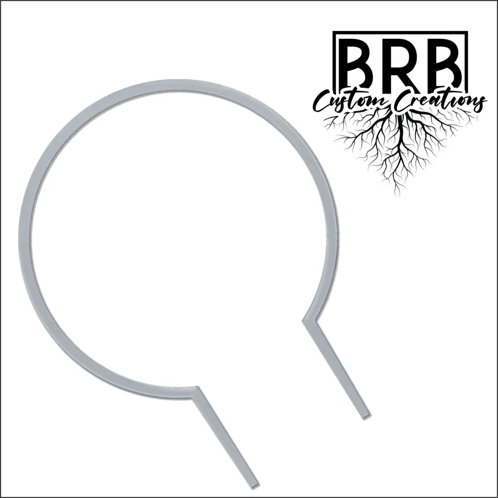 4 pack of various size round trellis